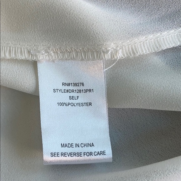 DR2 by Daniel Rainn Pleat Sleeve Split Neck Blouse - Picture 6 of 6